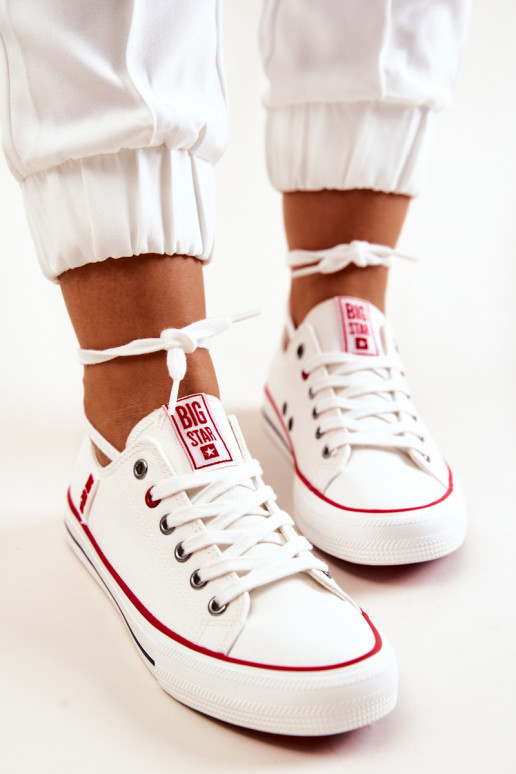 Feminin  lässige Schuhe BIG STAR JJ274123 Zueiße Farbe Feminin  lässige Schuhe BIG STAR JJ274123 Zueiße Farbe