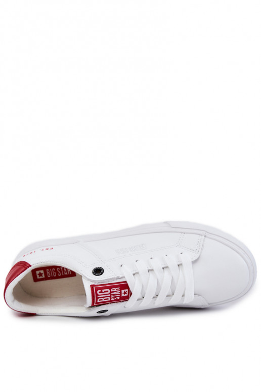 Leer Het heeftnnen Sneakers Big Star JJ174106 INit-rood Leer Het heeftnnen Sneakers Big Star JJ174106 INit-rood