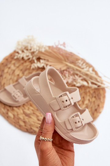 Hausschuhe Kindisch  mit Schnallen BIG STAR NN374544 Beige 2