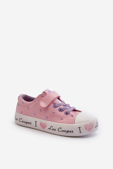 Roze kinder casual schoenen Lee Cooper LCIN-24-02-2160