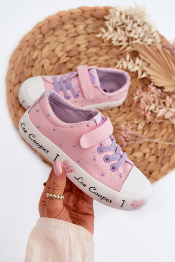Roze kinder casual schoenen Lee Cooper LCIN-24-02-2160 2