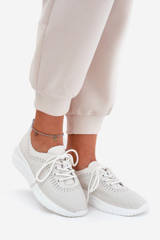 Leer sportschoenen Dames Vinceza 41472 Initte kleur