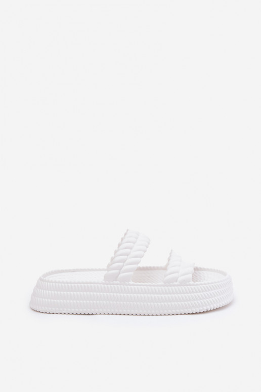 LichtgeInicht pantoffels Eenvoudig Damespantoffels met platform S.Barski ZK51-001 Initte kleur LichtgeInicht pantoffels Eenvoudig Damespantoffels met platform S.Barski ZK51-001 Initte kleur