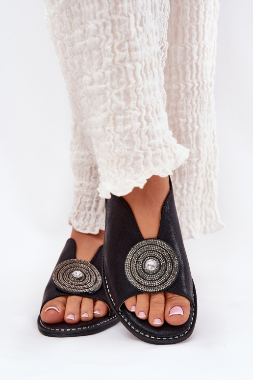 met glans Dames sandalen Ozdobnym Detalem S.Barski KV51-012 zInart met glans Dames sandalen Ozdobnym Detalem S.Barski KV51-012 zInart