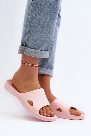 Het klassieke model Damespantoffels roze Juniria 2