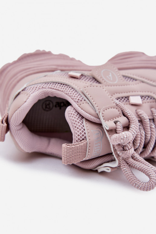 Sneakers model schoenen Kinderen met platform roze Hanomess Sneakers model schoenen Kinderen met platform roze Hanomess