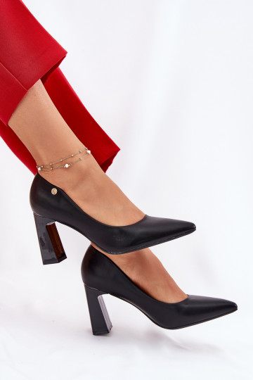 Style élégant Chaussures Activé SłupkoÀym Obcasie Vinceza 62221 couleur noire