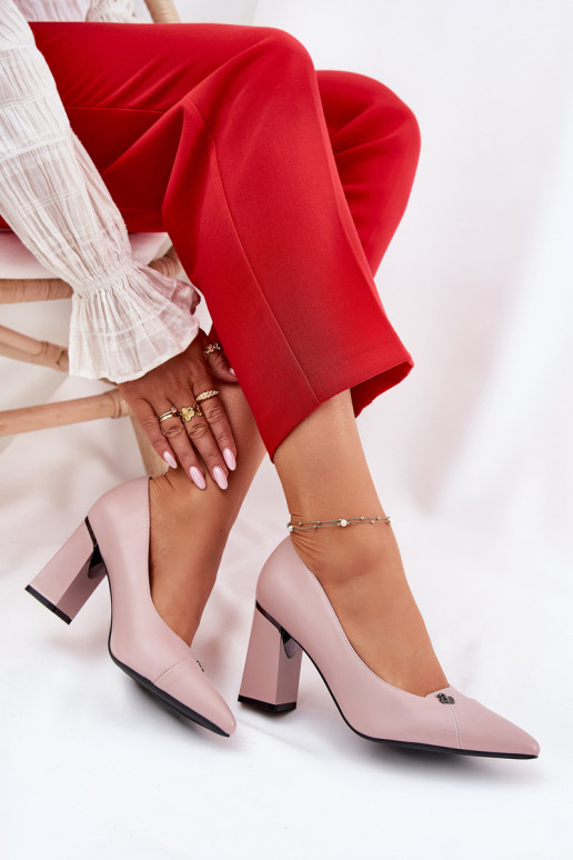 Schoenen met hakken Elegante stijl Vinceza 62224 roze Schoenen met hakken Elegante stijl Vinceza 62224 roze