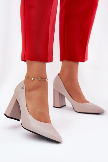 Elegante stijl Schoenen met hakken Vinceza 62220 grijs