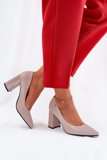 Style élégant Chaussures avec des talons Vinceza 62220 couleur grise 2