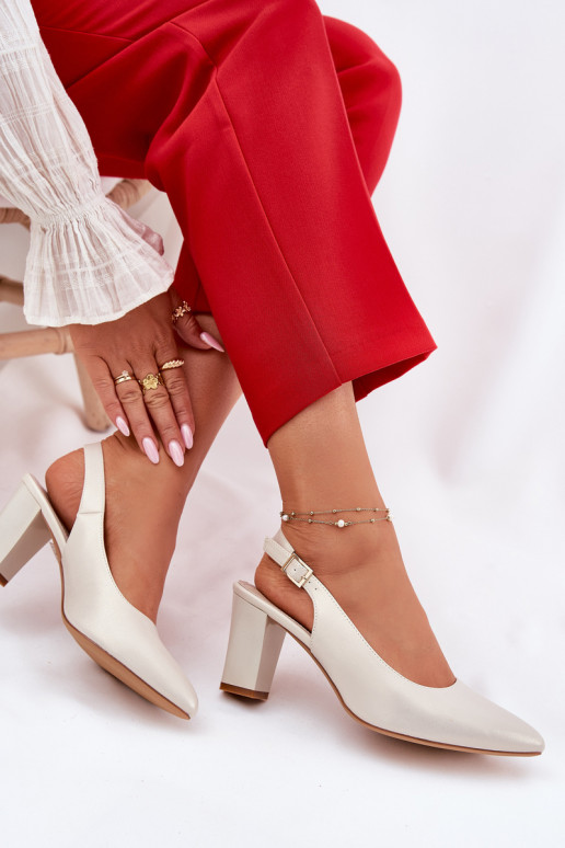 Pratique Chaussures avec des talons Sergio Leone SK162 nacre Pratique Chaussures avec des talons Sergio Leone SK162 nacre