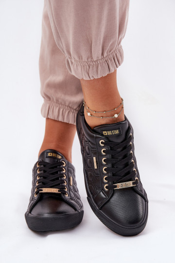 Chaussures de loisirs en simili cuir Big Star RR274323 noires 2