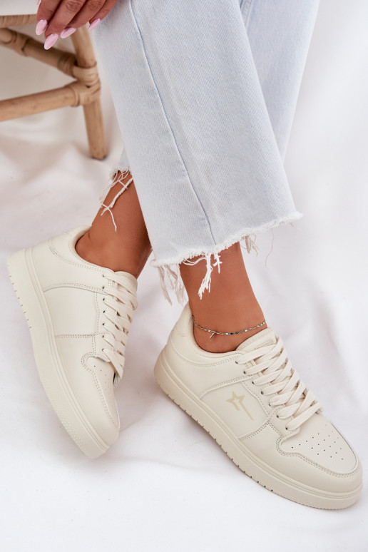 Chaussures modèle baskets Féminin Big Star RR274A243 HI-POLY SYSTEM beige