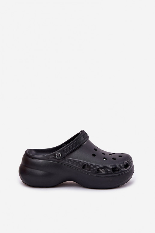 Pantoufles légères Pantoufles pour femmes avec des semelles massives à la mode Big Star RR274A118 couleur noire Pantoufles légères Pantoufles pour femmes avec des semelles massives à la mode Big Star RR274A118 couleur noire