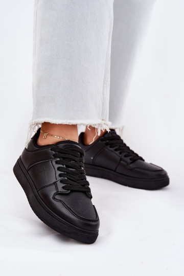 Chaussures modèle baskets Féminin Big Star RR274A242 HI-POLY SYSTEM couleur noire