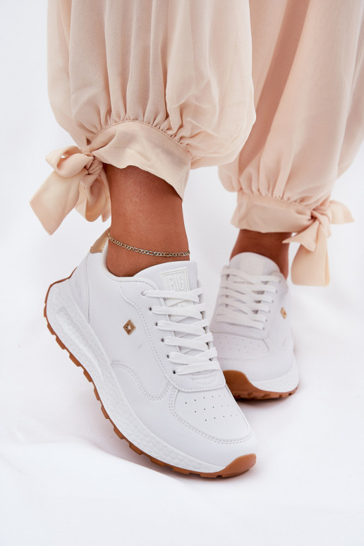 Sportliche Schuhe Damen Big Star RR274629 HI-POLY SYSTEM in Weiß