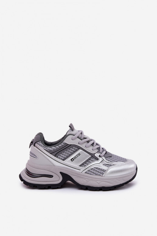 Dames grijze sneakers Big Star RR274A193 Dames grijze sneakers Big Star RR274A193