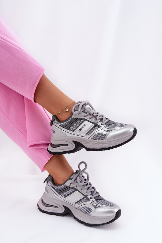 Baskets grises pour femmes Big Star RR274A193