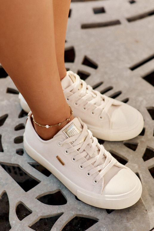 Chaussures décontractées couleur sable pour femmes Big Star RR274768 Chaussures décontractées couleur sable pour femmes Big Star RR274768