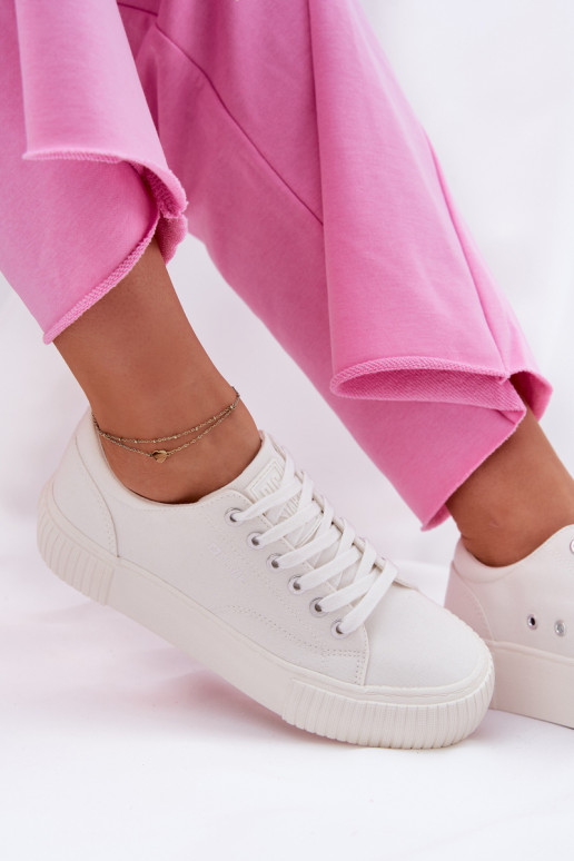 Dames witte vrijetijdsschoenen Big Star RR274405