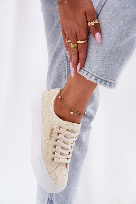 Chaussures de loisirs avec de la dentelle Lee Cooper LCDANS-25-31-3440L beige Chaussures de loisirs avec de la dentelle Lee Cooper LCDANS-25-31-3440L beige