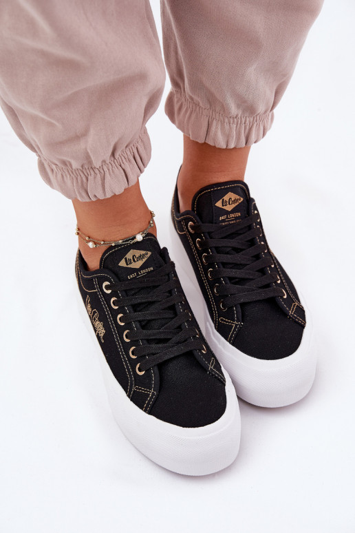 Textiele sneakers met platform Lee Cooper LCIN-25-31-3431L zInart Textiele sneakers met platform Lee Cooper LCIN-25-31-3431L zInart