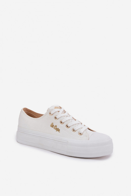 Chaussures de loisirs avec une plateforme Lee Cooper LCDANS-25-02-3289 couleur blanche