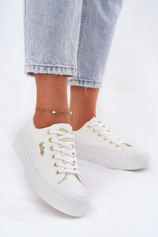 Freizeitschuhe mit einer Plattform Lee Cooper LCIN-25-02-3289 Zueiße Farbe