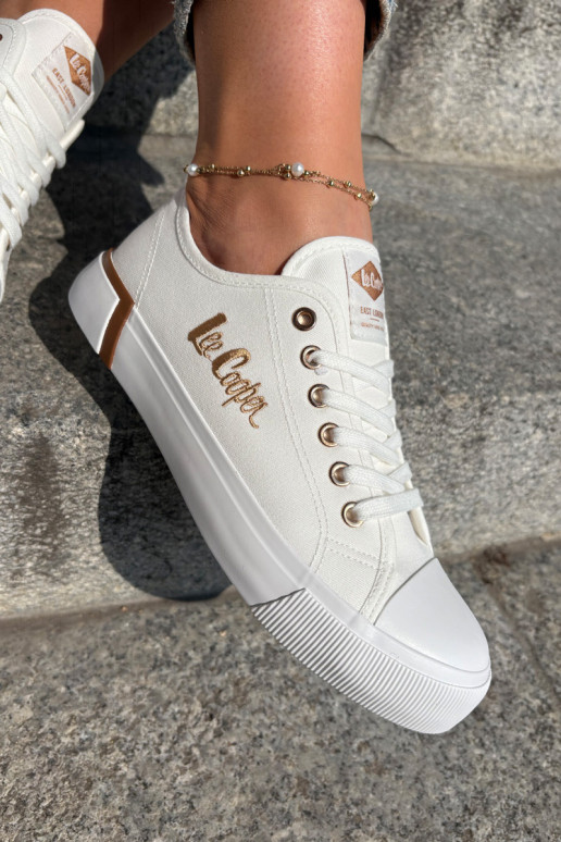 chaussures décontractées  Féminin Lee Cooper LCDANS-25-31-3428L couleur blanche