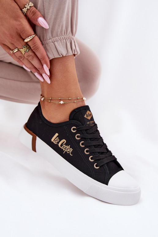 lässige Schuhe  Feminin Lee Cooper LCIN-25-31-3427L schZuarze Farbe