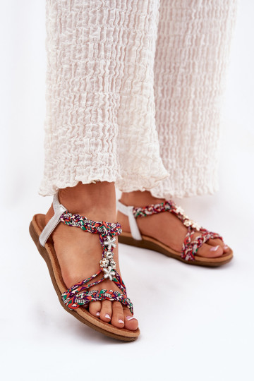 Sandalen voor dames Z Plecionymi Paskami I Przypinkami Artiker 54C1322 Verschillende kleuren