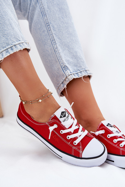 Chaussures de loisirs Lee Cooper LCDANS-25-02-3298L couleur rouge  Chaussures de loisirs Lee Cooper LCDANS-25-02-3298L couleur rouge