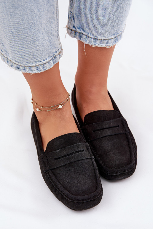 Mocassins en daim Big Star RR274948 couleur noire Mocassins en daim Big Star RR274948 couleur noire