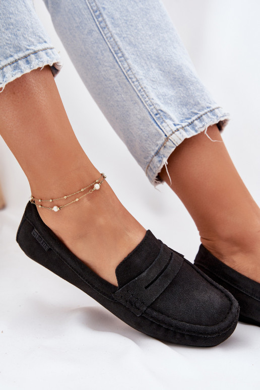 Mocassins en daim Big Star RR274948 couleur noire Mocassins en daim Big Star RR274948 couleur noire