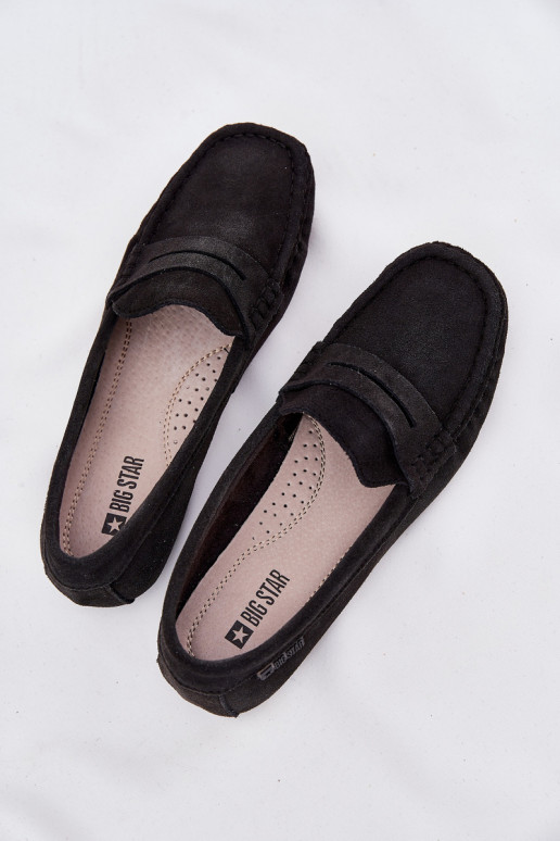 Mocassins en daim Big Star RR274948 couleur noire Mocassins en daim Big Star RR274948 couleur noire