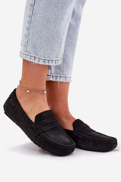 Mocassins en daim Big Star RR274948 couleur noire Mocassins en daim Big Star RR274948 couleur noire