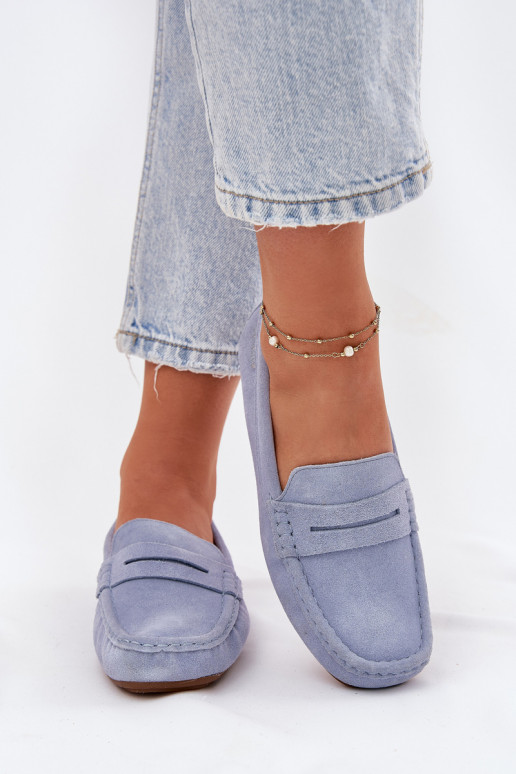 Mocassins en daim Big Star RR274943 couleur bleue