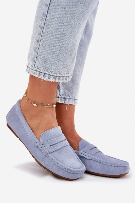 Mocassins en daim Big Star RR274943 couleur bleue