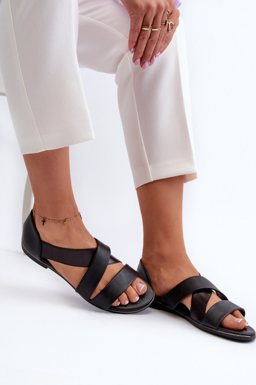 Leren sandalen met rand zInart Apulia