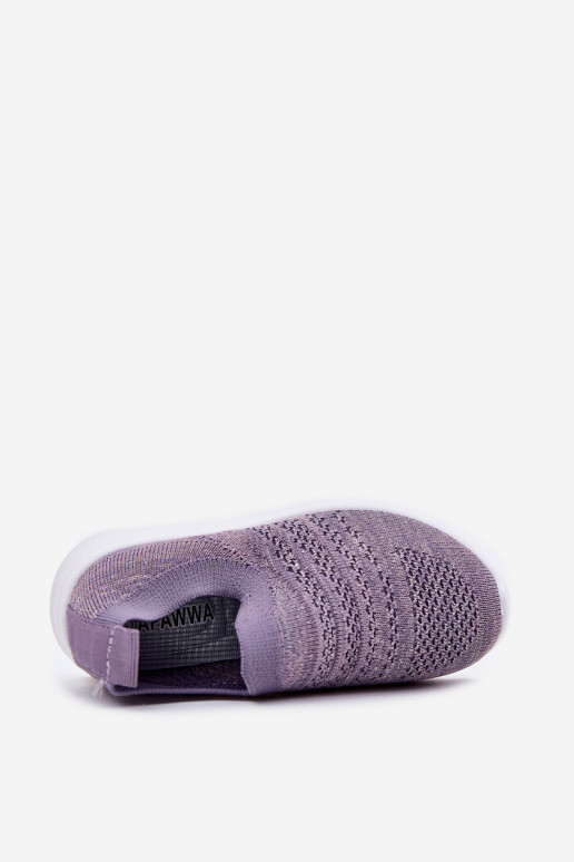 Kindisch Ein überzeugendes Stilvollll Turnschuhe Violette Farbe Grinala