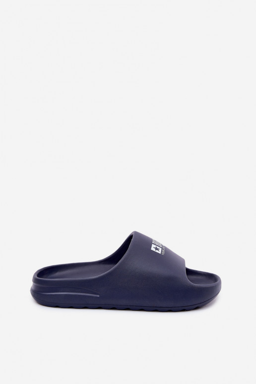 Pantoufles légères Chaussons Mâle Z Logo Big Star RR174A014 bleu foncé Pantoufles légères Chaussons Mâle Z Logo Big Star RR174A014 bleu foncé