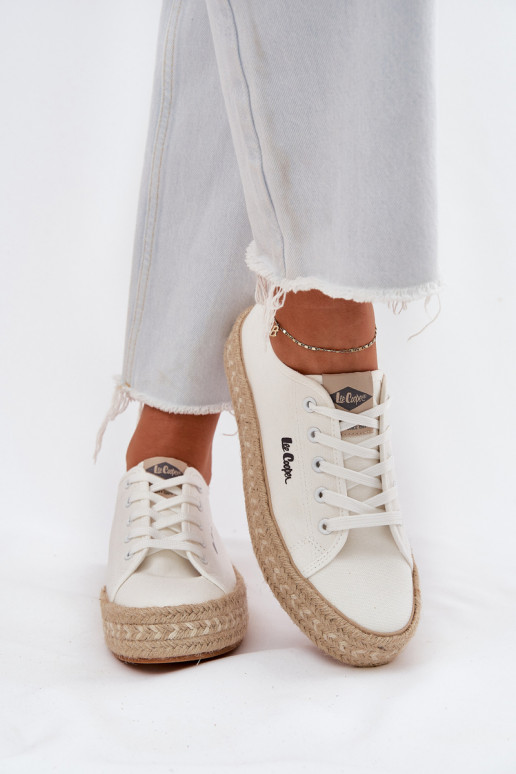 Freizeitschuhe Mit Zopf Lee Cooper LCIN-25-44-3217 Zueiße Farbe