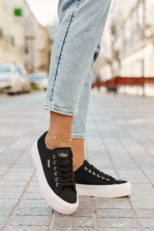 Casual schoenen met veters Lee Cooper LCIN-25-31-3439L in zwart