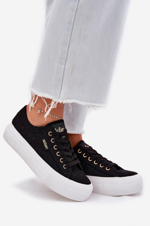 Casual schoenen met veters Lee Cooper LCIN-25-31-3439L in zwart