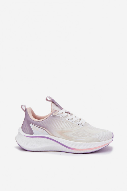 baskets Féminin Big Star RR274A161 HI-POLY SYSTEM couleur blanche