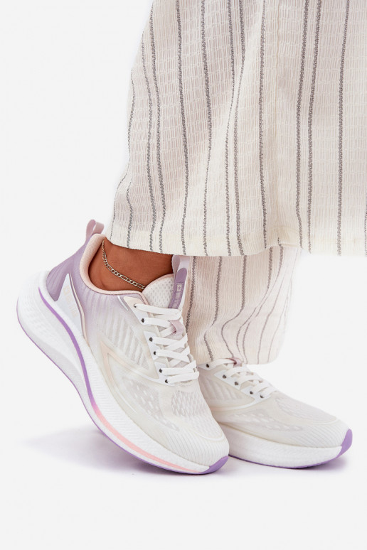 baskets Féminin Big Star RR274A161 HI-POLY SYSTEM couleur blanche