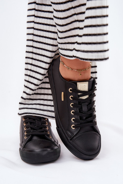 Chaussures de loisirs en cuir écologique Big Star RR274749 couleur noire