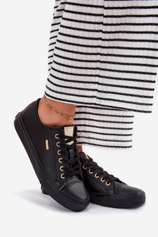 Chaussures de loisirs en cuir écologique Big Star RR274749 couleur noire