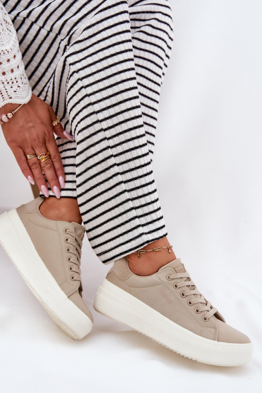  Freizeitschuhe mit einer Plattform Big Star RR274465 Beige