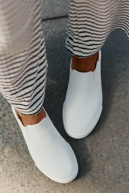 Chaussures de loisirs Slip-On Big Star RR274717 couleur blanche